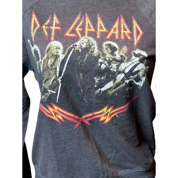 Def Leppard Graphic Womens Crewneck Sweatshirt - Picture 4 of 6